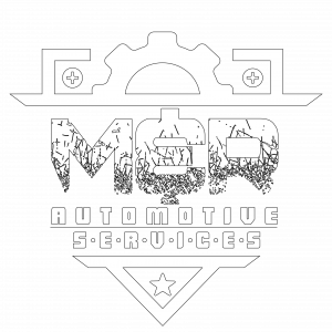 white automotive garage logo